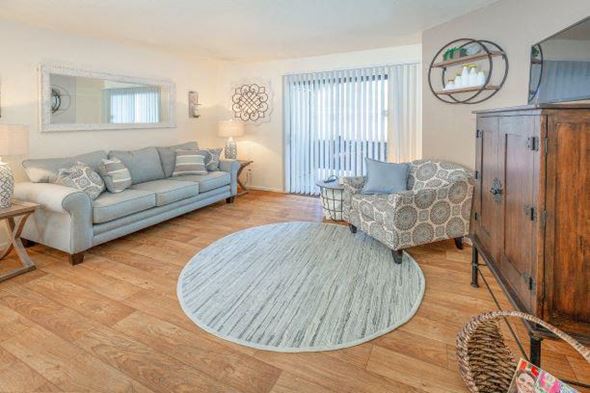 Glendale apartment for rent - Classic Living Room Design at Ranchwood Apartments, Arizona, 85301