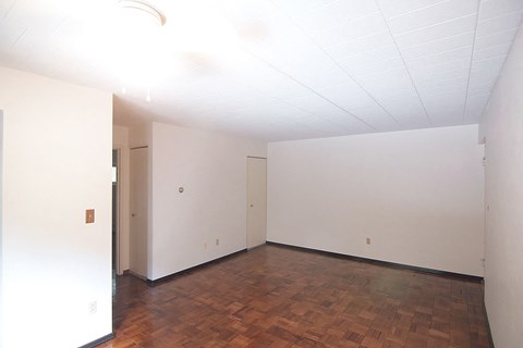 Floor plan for 1 bed, 1 bath