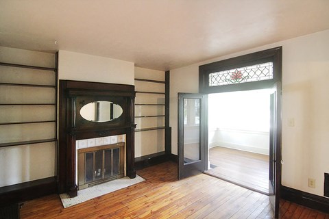 Floor plan for 1 bed, 1 bath