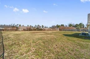 Richlands house for rent - a large backyard with a house and a grass field