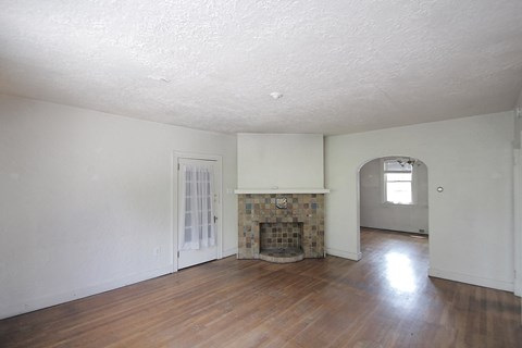Floor plan for 2 beds, 1 bath
