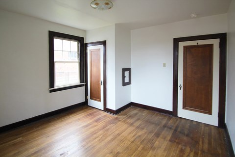 Floor plan for 2 beds, 1 bath