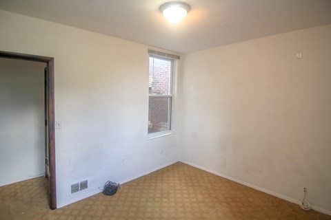 Floor plan for 2 beds, 1 bath