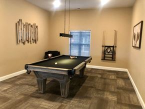 Carlisle apartment for rent - a game room with a pool table and a tv