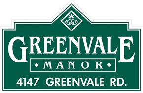 South Euclid apartment for rent - a green sign that reads manor 447 greenvale rd