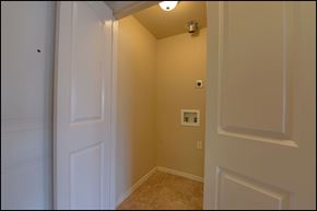 El Paso apartment for rent - A white door is on the left and a white door is on the right.
