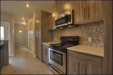 El Paso apartment for rent - a kitchen with a stove and a microwave