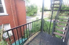 Pittsburgh apartment for rent - the view from the balcony of the apartment