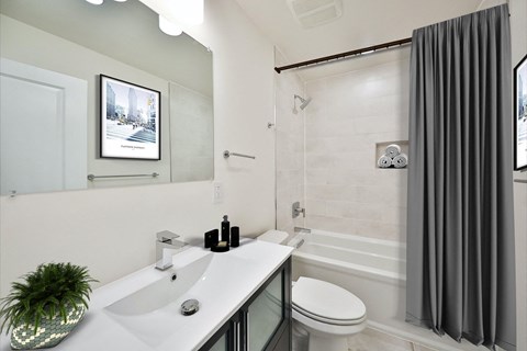 Floor plan for 2 beds, 2 baths, 1397 sqft
