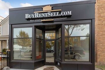Minneapolis apartment for rent - a building with a sign on the front of it