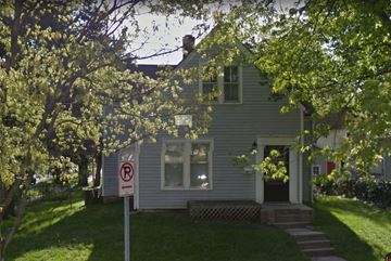 Lawrence apartment for rent - A house with a no parking sign in front of it.