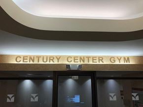 Honolulu apartment for rent - The image shows the entrance to the Century Center Gym.