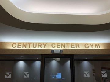 Honolulu apartment for rent - The image shows the entrance to the Century Center Gym.