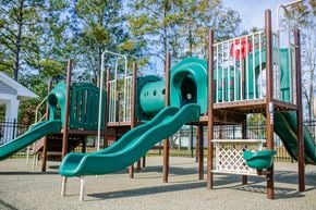 Valdosta apartment for rent - a playground with slides at a park