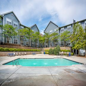 Decatur apartment for rent - the swimming pool at the falls at borough park apartments