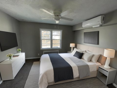 Floor plan for 1 bed, 1 bath, 525 sqft