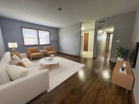 Floor plan for 1 bed, 1 bath, 600 sqft