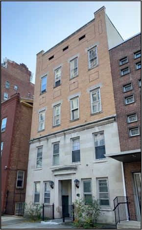 Albany apartment for rent - a large brick building with a white facade