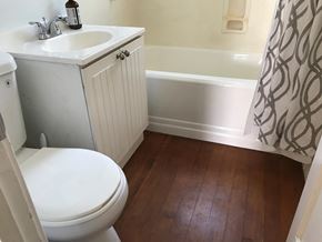 San Diego house for rent - a small bathroom with a toilet and a sink