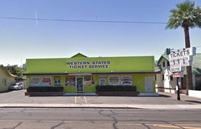 Phoenix apartment for rent - the front of the western state hotel venue on the corner of a street