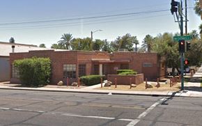 Phoenix apartment for rent - a red brick building on the corner of a street