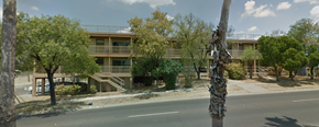 Laredo apartment for rent - an empty street in front of an apartment building