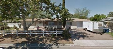 Escondido apartment for rent - a white trailer parked in front of a house