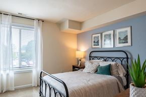 Glen Burnie apartment for rent - a bedroom with a bed and a window