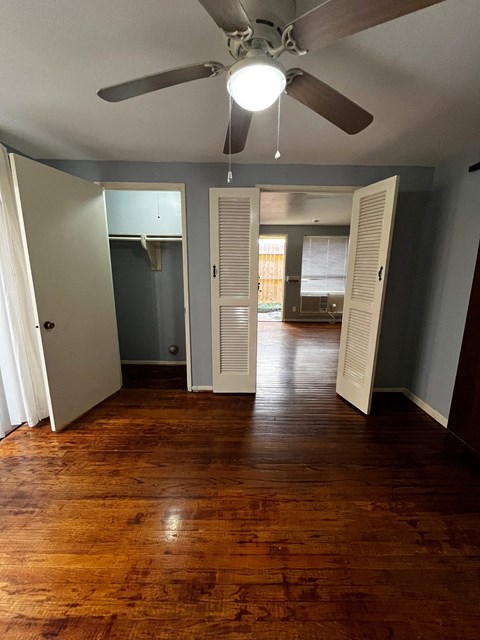 Floor plan for 1 bed, 1 bath, 614 sqft
