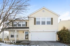 Greenwood house for rent - A two-story house with a garage is for sale.