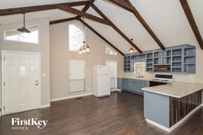 Birmingham house for rent - the kitchen is open to the living room and dining room