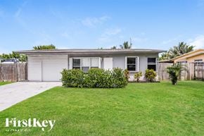 Pompano Beach house for rent - a small white house with a yard and grass