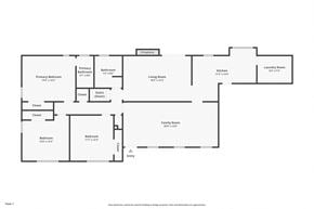 College Park house for rent - this is the diagram of the floor plan of the house