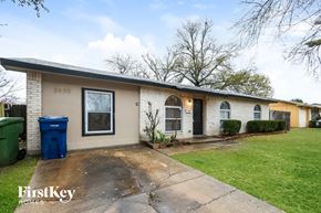 Garland house for rent - A house with the number 3630 on the front wall.