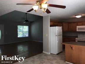 Gainesville house for rent - A kitchen with a FirstKey Homes logo.
