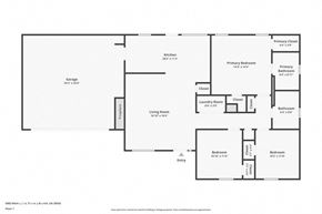 Flowery Branch house for rent - a floor plan of a house with the diagrams of different rooms
