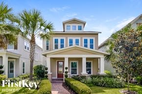 Lithia house for rent - A house with a front yard and palm trees.