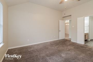 Katy house for rent - the living room of an apartment with carpet and white walls