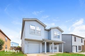 San Antonio house for rent - A two-story house with a garage is for sale.
