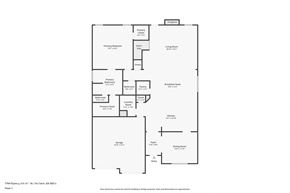 Fairburn house for rent - this is the floor plan of the renovated apartment