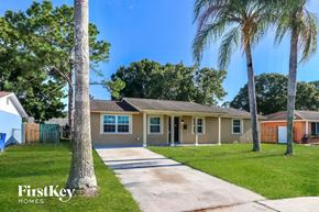 Tampa house for rent - A house with a tree in front of it.