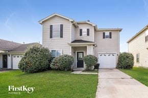 Humble house for rent - A two-story house with a garage is for sale.