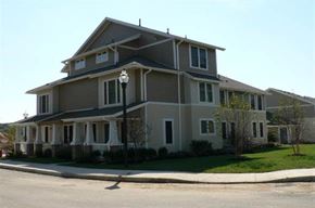 Seabrook apartment for rent - a large house with a street lamp in front of it