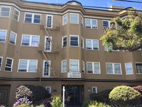 Alameda apartment for rent - A building with a sign that says "SAN JOSE" on it.