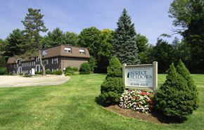 Foxboro apartment for rent - the sign in front of the arrigo mendelsons building at the park