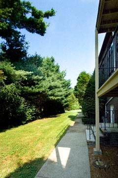 Foxboro apartment for rent - a sidewalk in front of a building