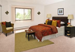 Revere apartment for rent - a bedroom with a bed and a window
