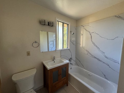 Floor plan for 1 bed, 1 bath