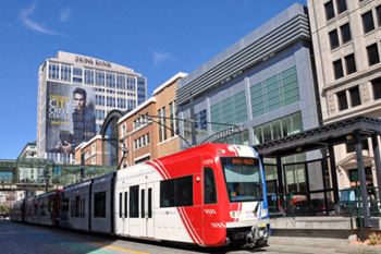 Adjacent to trax line