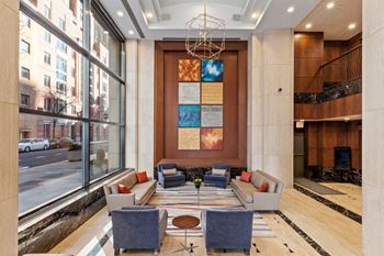 24-Hour attended double-height lobby